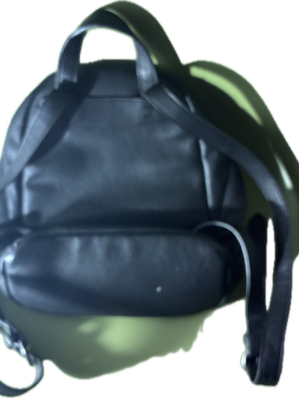 Universal Thread Black Leather Backpack